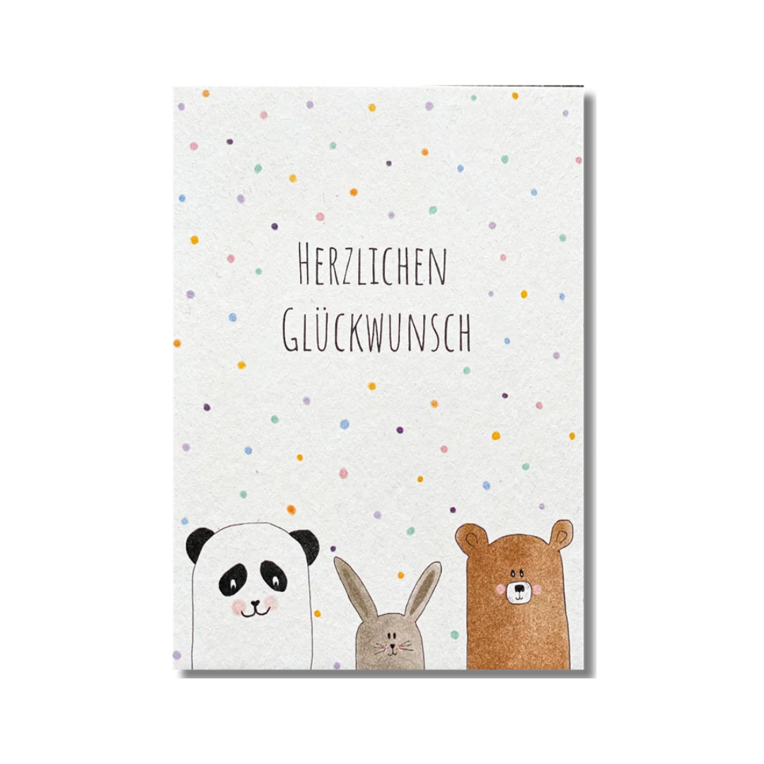 Postkarte 3 Freunde
