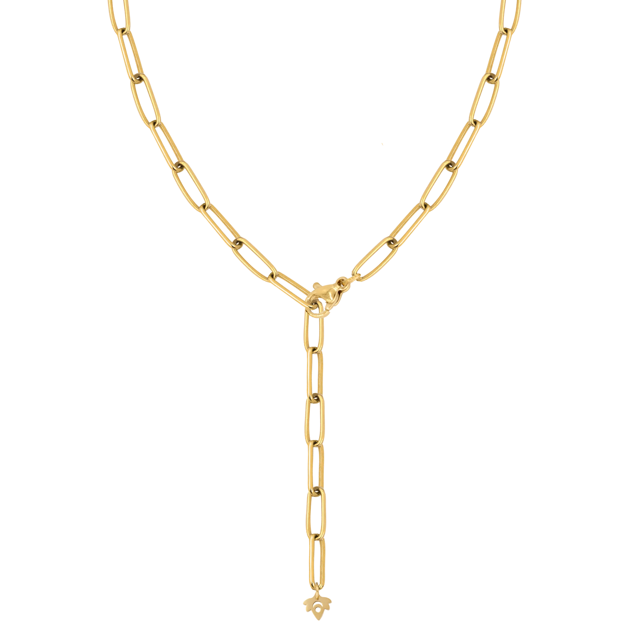 Y-Necklace in Gold von Luamaya