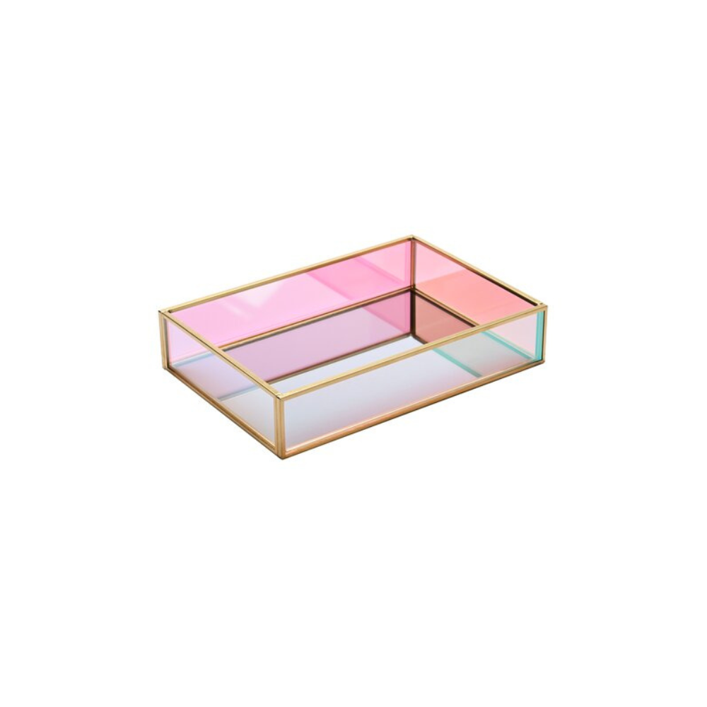 Transparente Glasbox