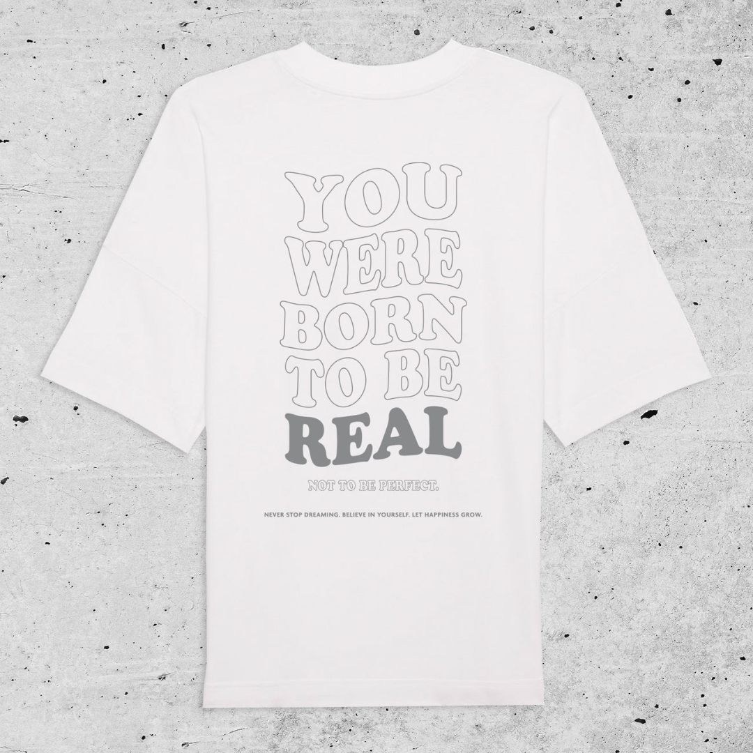 the good vibes KIDS - KEEP IT REAL SHIRT WHITE