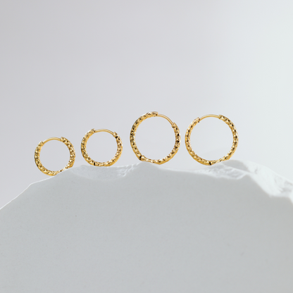 Prism Hoops Medium Gold