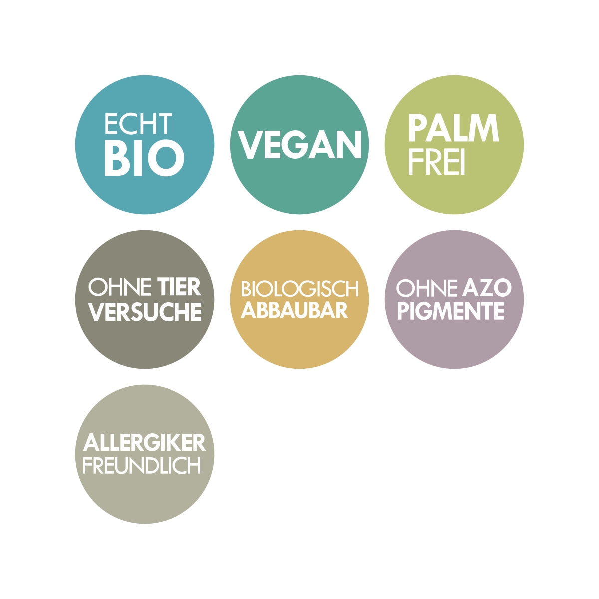Bio-Fingerfarben vegan 4er Set "Aki"