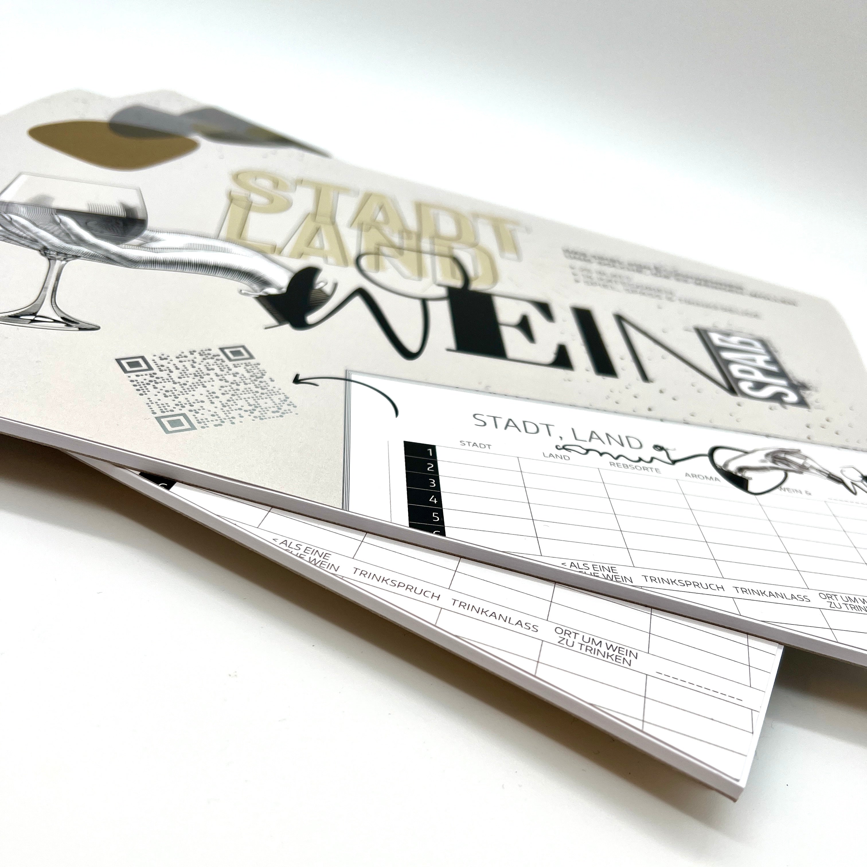 Spiel "STADT, LAND, WEINSPASS"