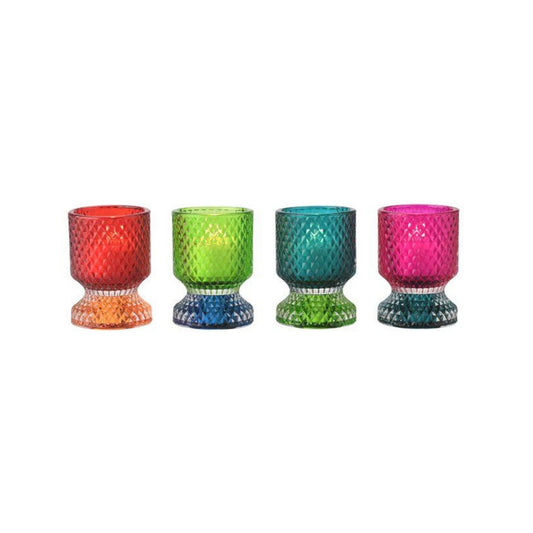 Kerzen- & Teelichthalter aus Kristallglas