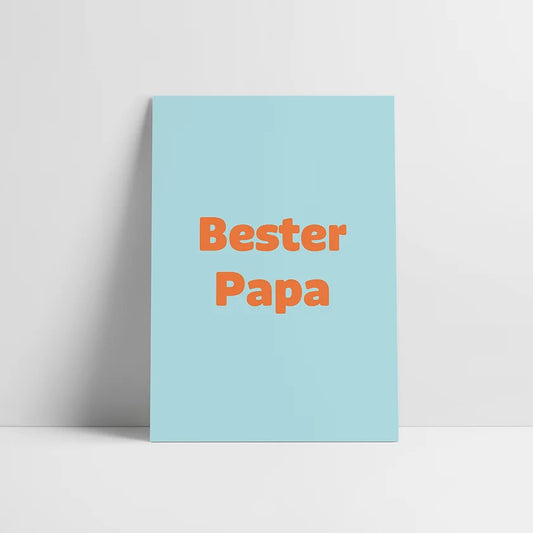 Postkarte "Bester Papa"