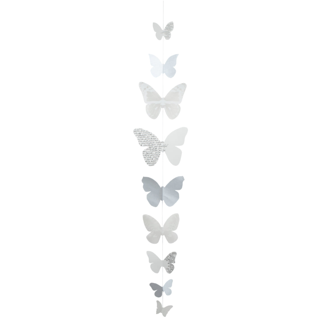 Schmetterlingskette aus Papier