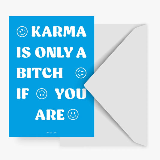 Postkarte "karma"