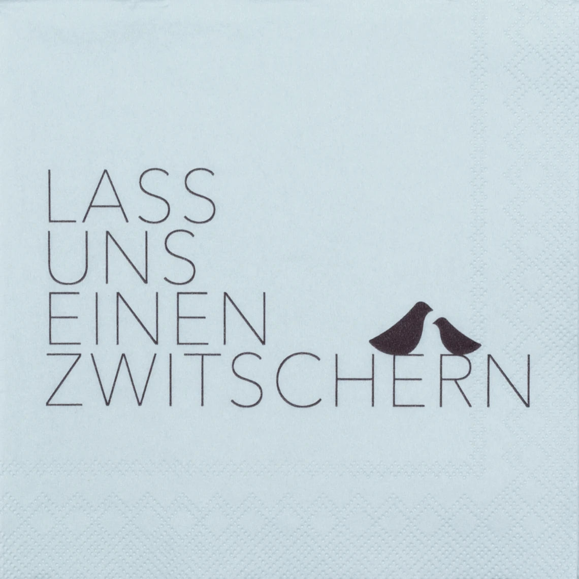 Cocktailservietten "Lass uns einen zwitschern"