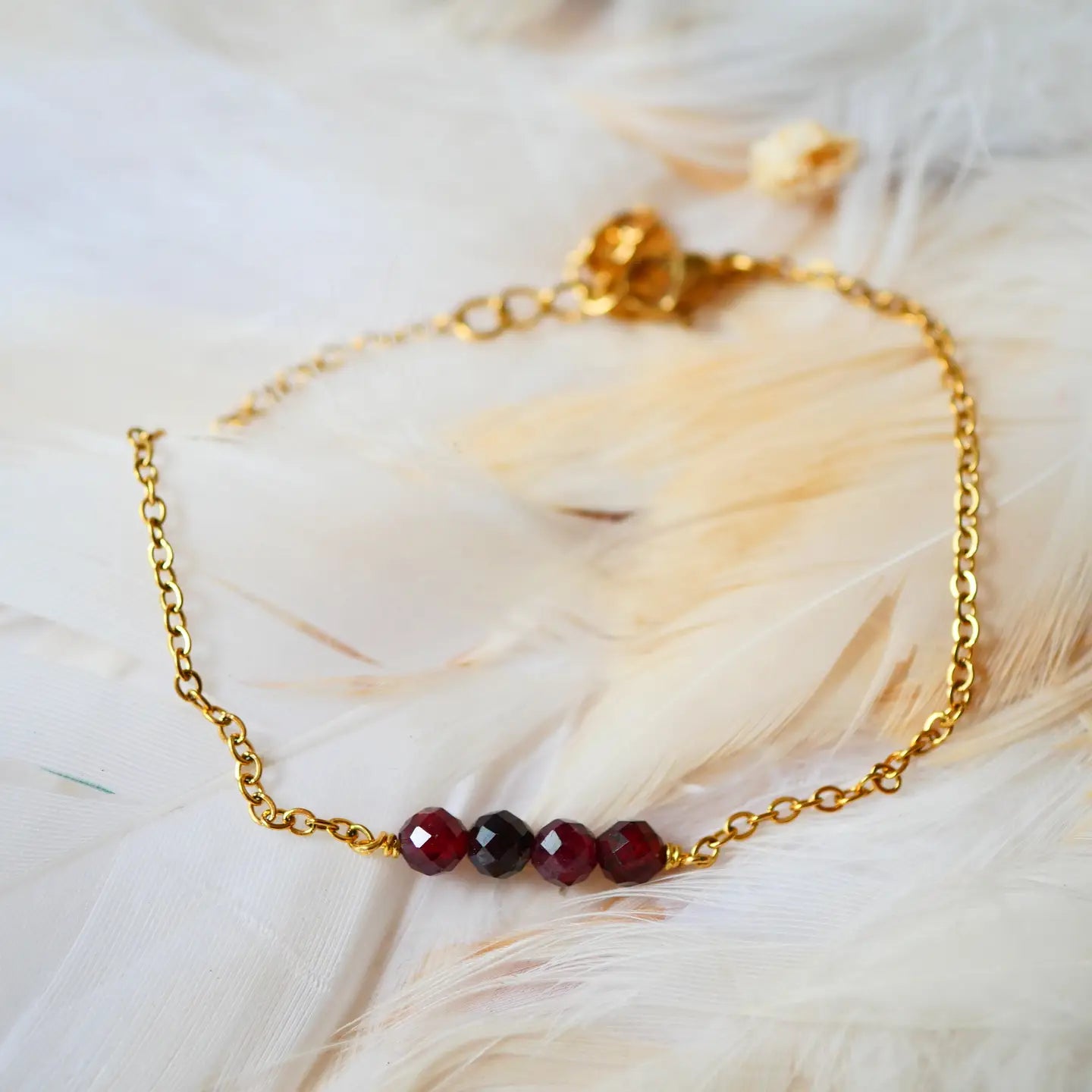 Armband Granat