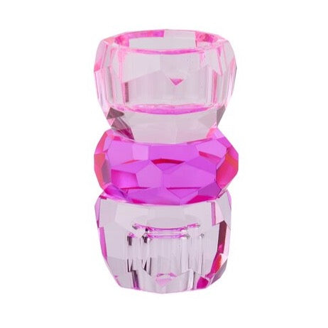 Kerzen- & Teelichthalter aus Kristallglas