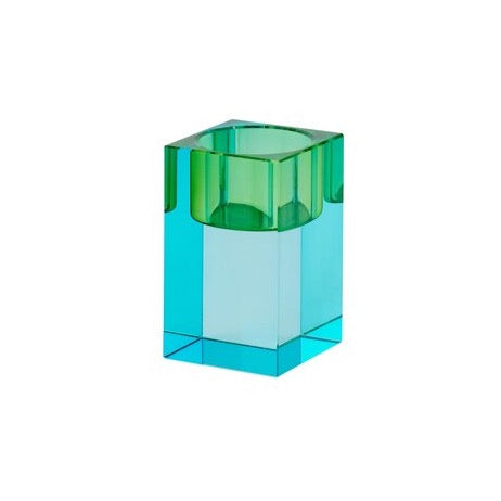 Teelichthalter aus Kristallglas
