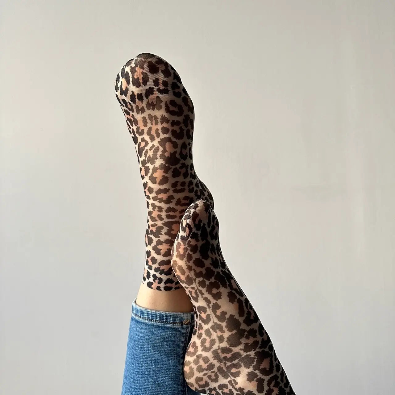 Transparente Leo Socken