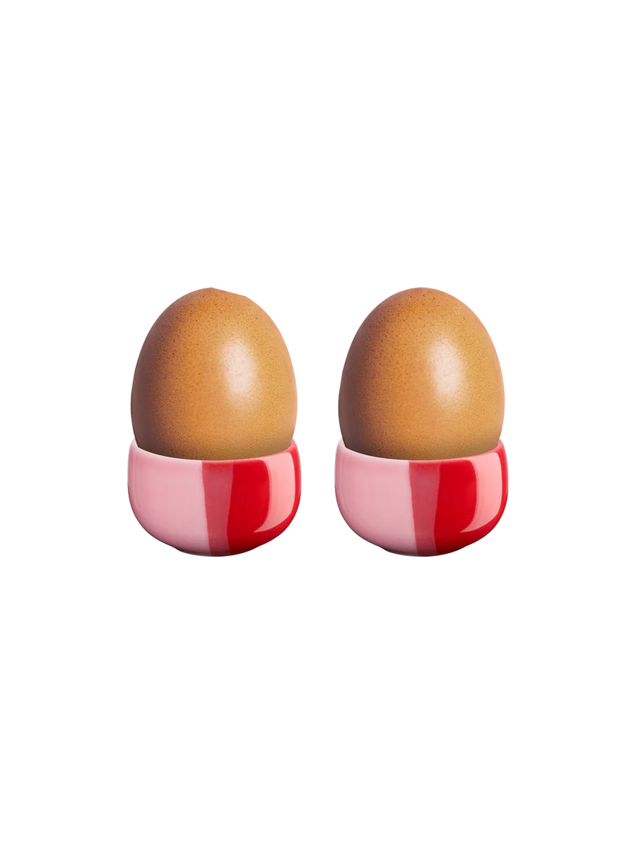 Eierbecher, Set, strawberry smoothie