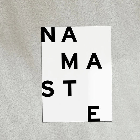 Postkarte Namaste