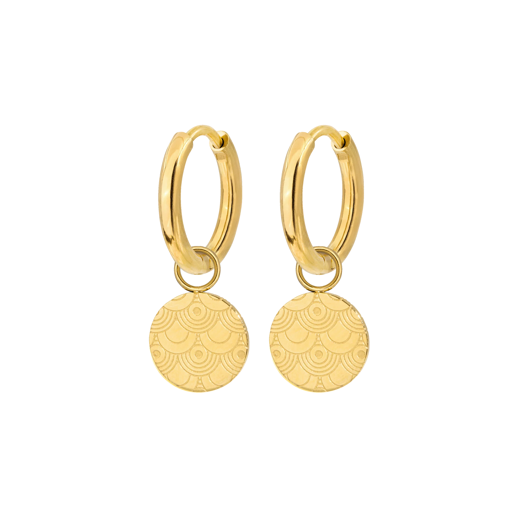 Buena Vibra Hoops Small Gold