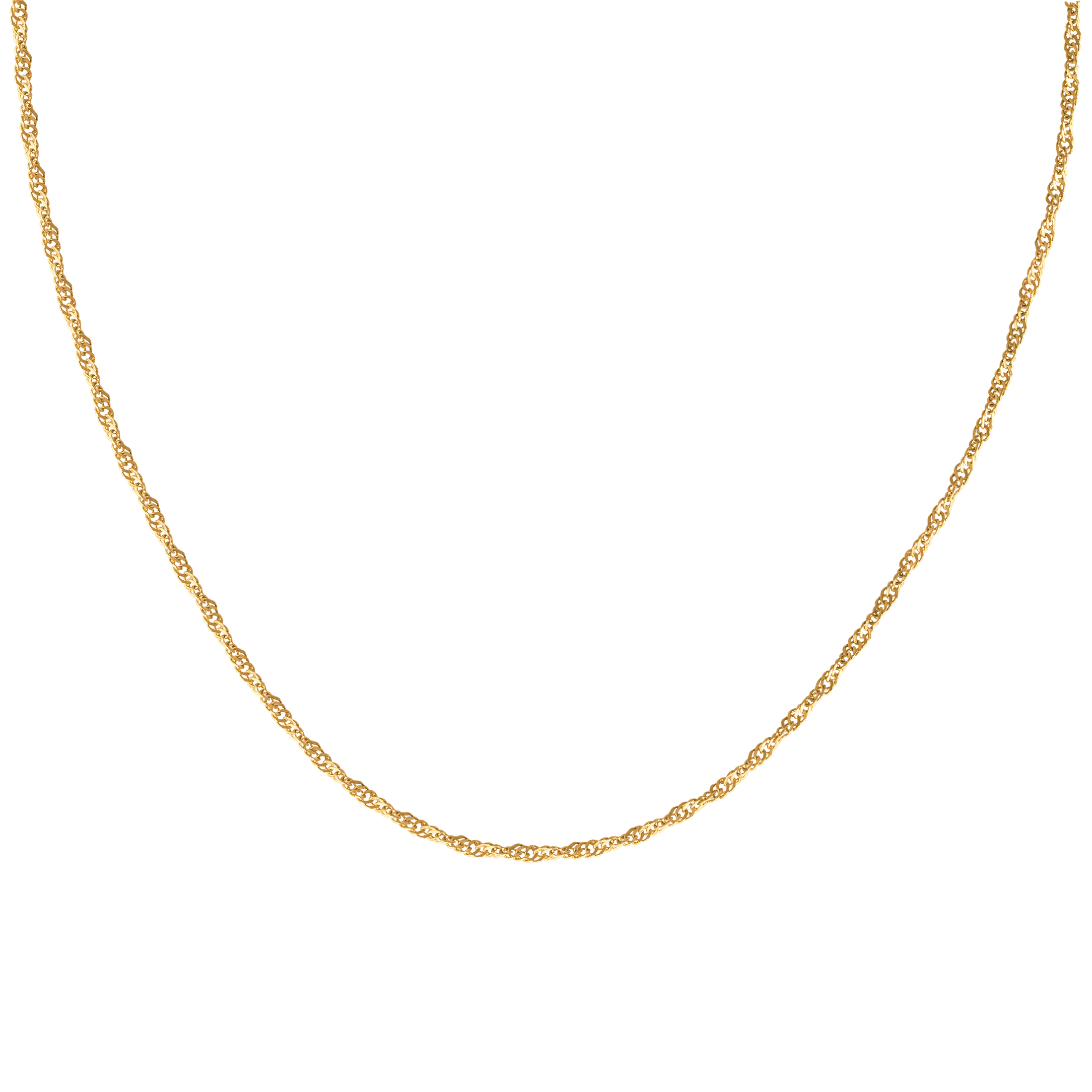 Luamaya Slim Singapore Kette, gold