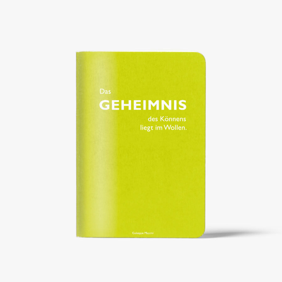 Notizheft, Journal A5 "Das Geheimnis des Könnens..."