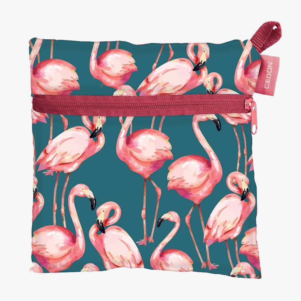 Kopie von Travel Bag de Luxe, Flamingo