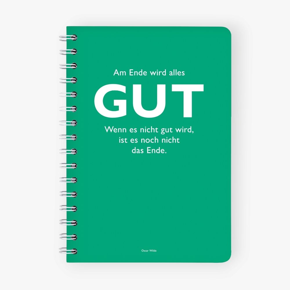 Ringbuch, A5 "Am Ende wird alles Gut..."