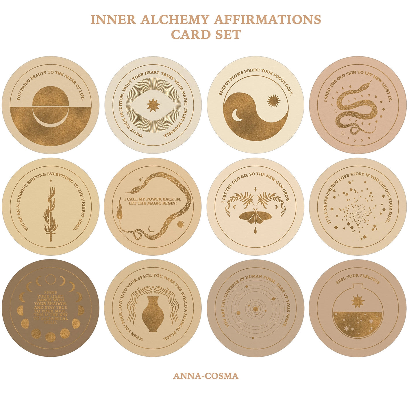 Affirmationskarten-Set "Inner Alchemy"