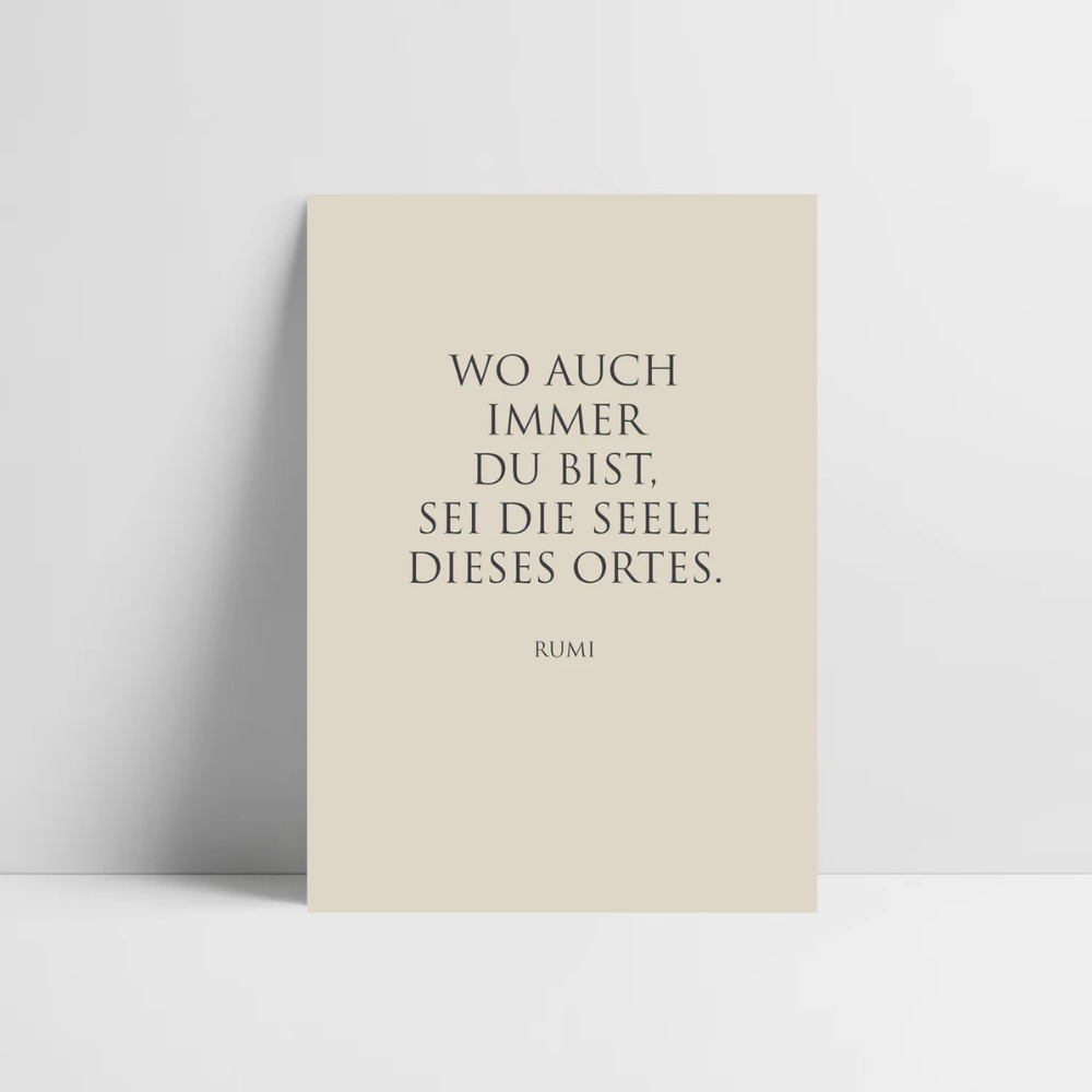 Postkarte "Die Seele des Ortes"