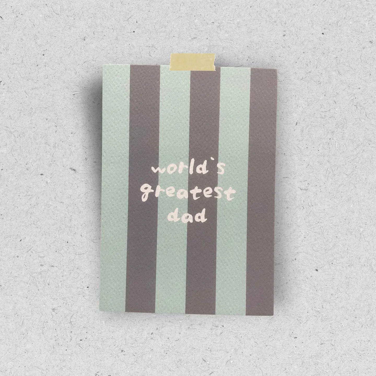 Postkarte "Worlds greatest Dad"