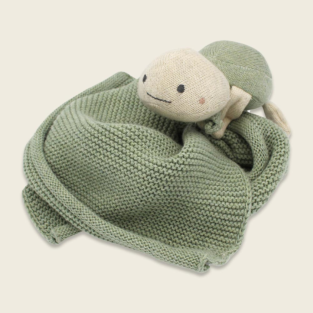 Kuscheltuch, Schildkröte, mint