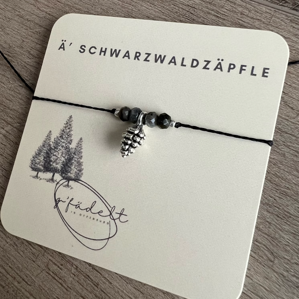 Armband "Schwarzwaldzäpfle"