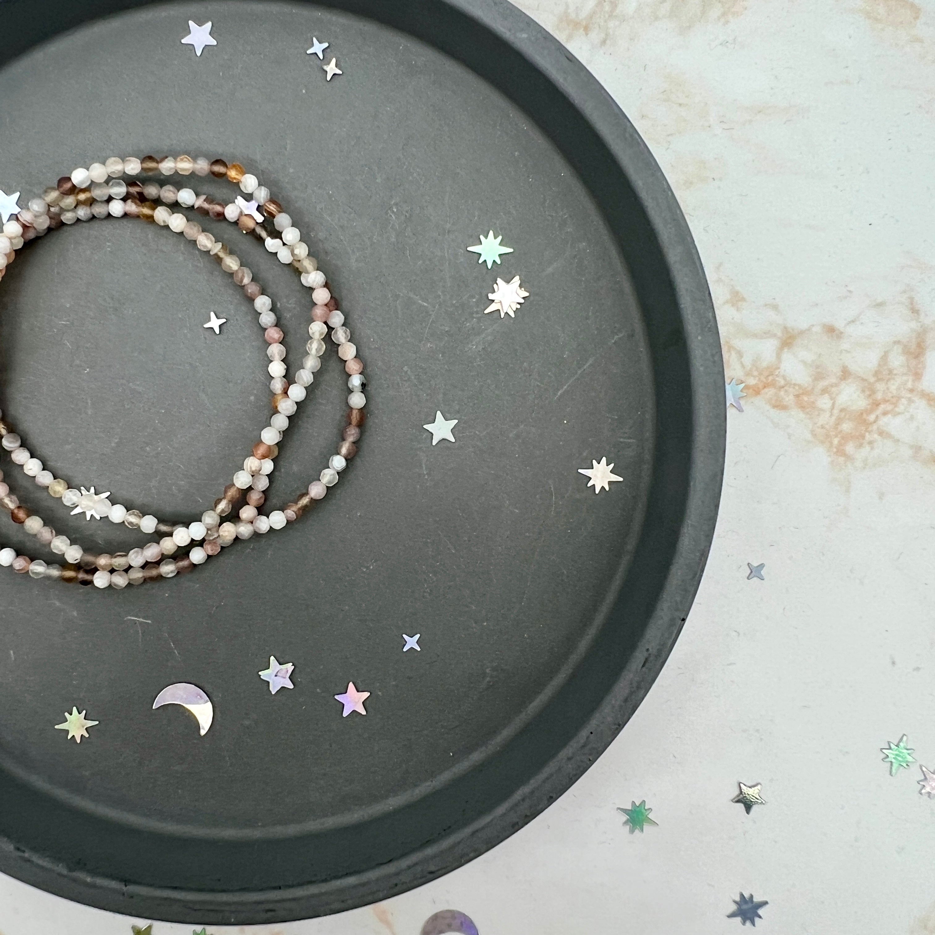 Botswana Achat Armband, facettiert 3mm