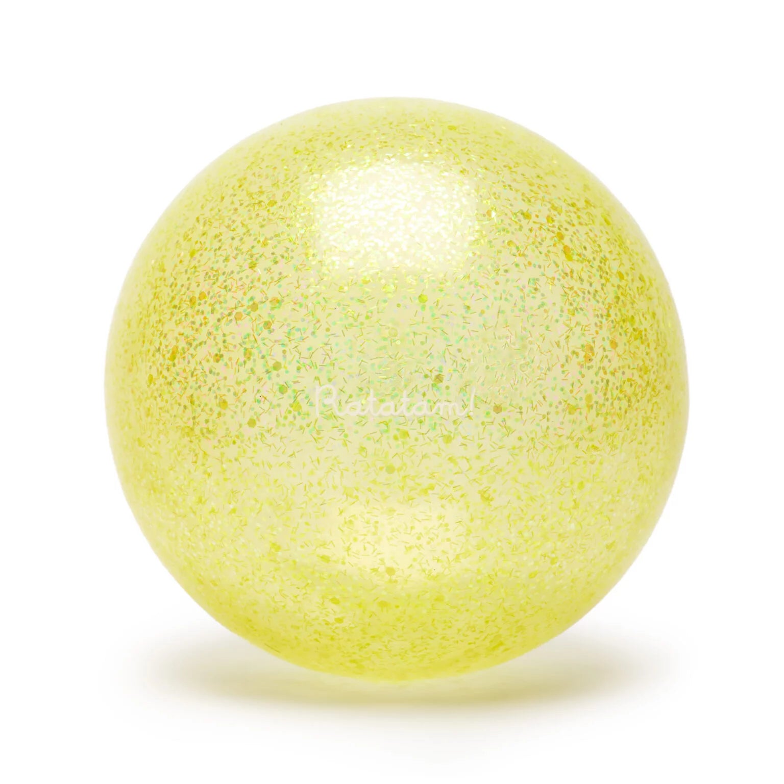 Glitzer Ball, gelb