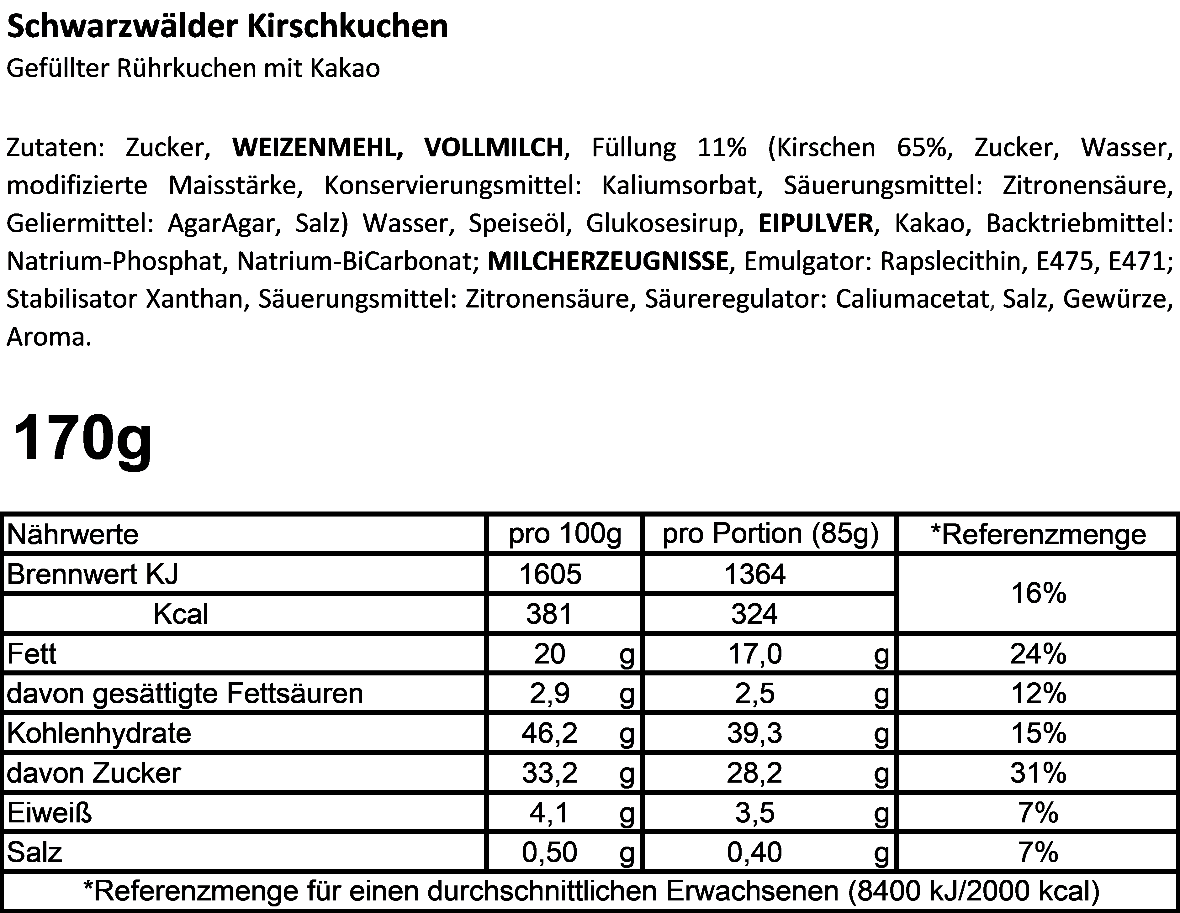 Cancake "Schwarzwälder Kirschkuchen"