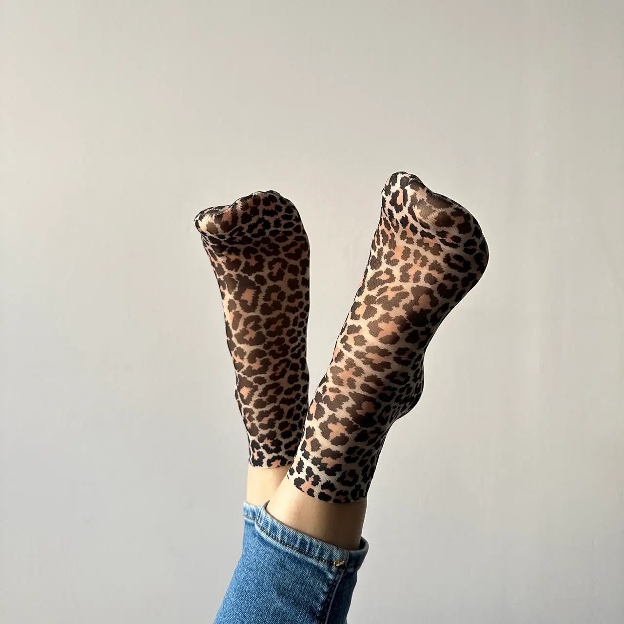 Transparente Leo Socken
