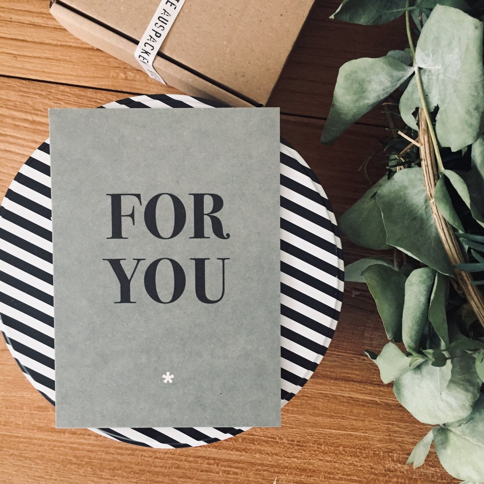 Postkarte "for you"