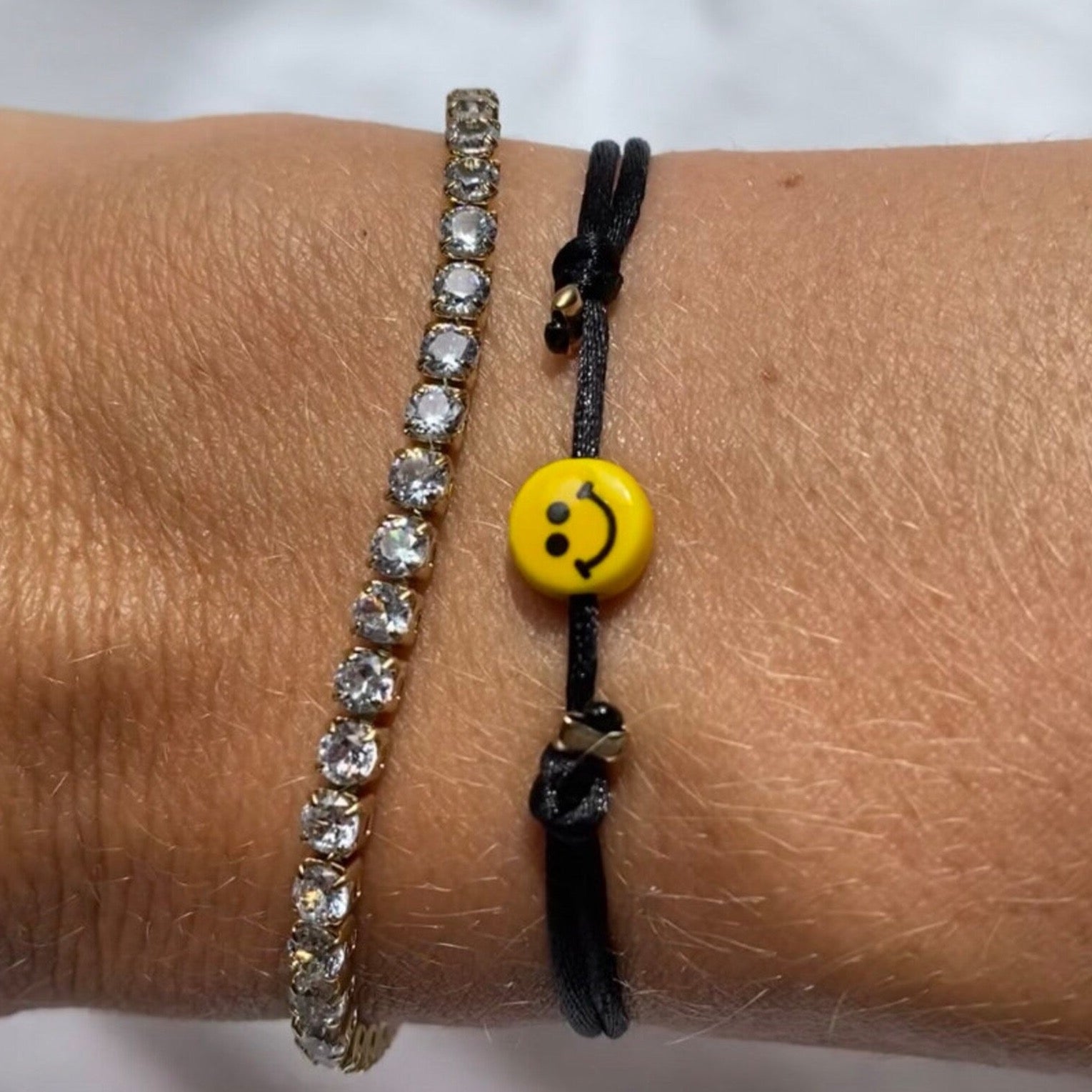 be happy Smiley Armband