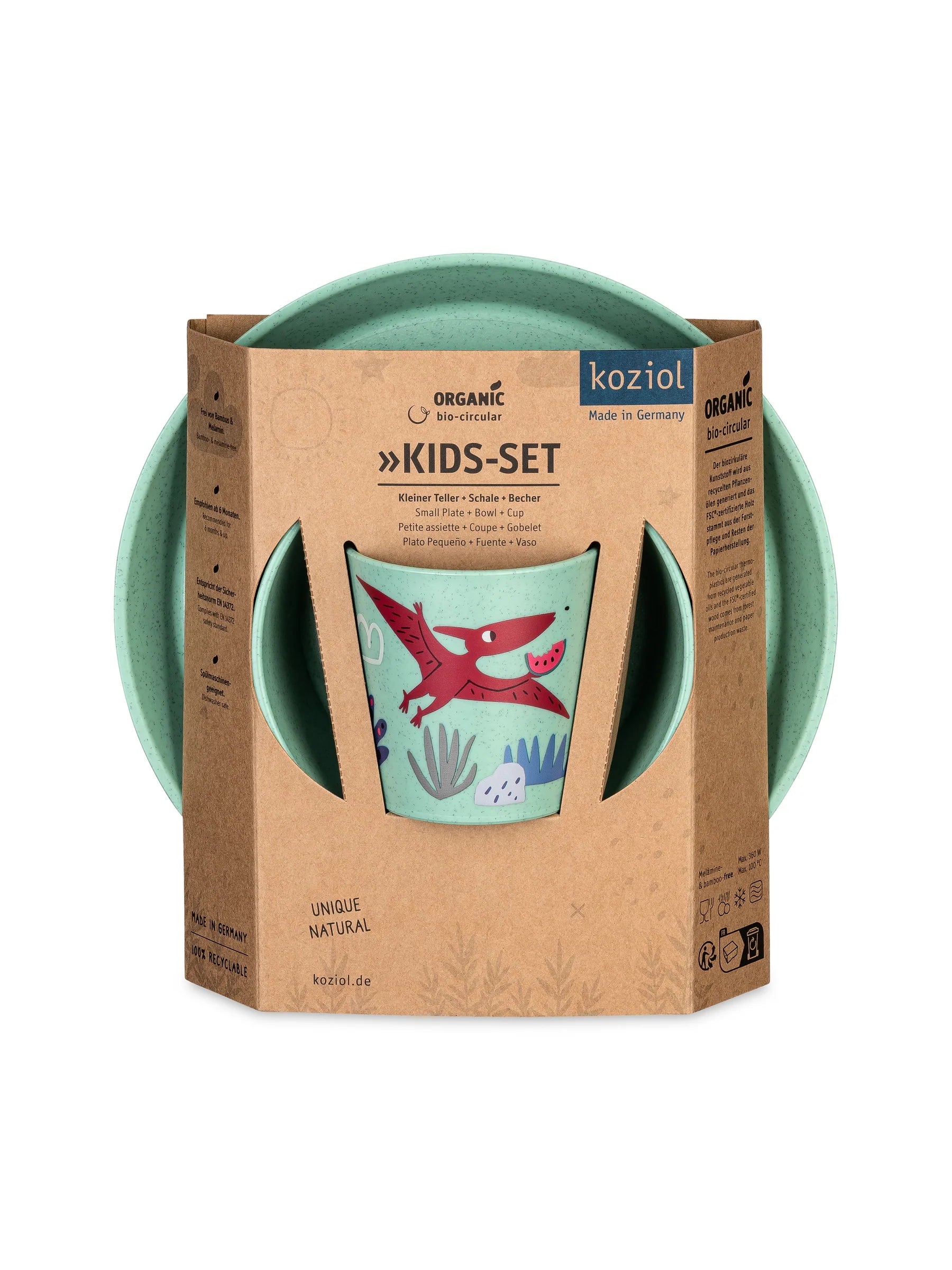 Koziol Kindergeschirr-Set Dino
