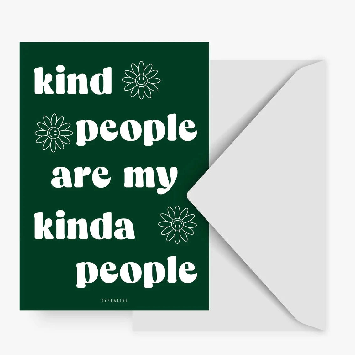 Postkarte "kind people"