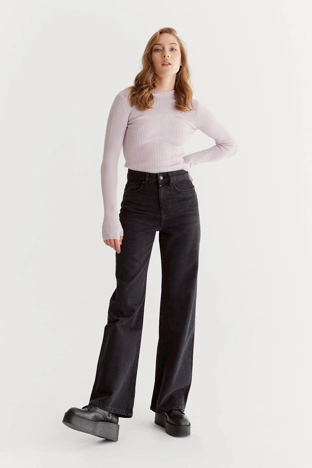 Jeans Wide Leg - Maria BLACK