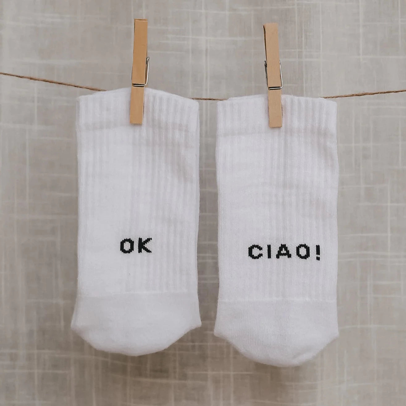 white Socks ok ciao