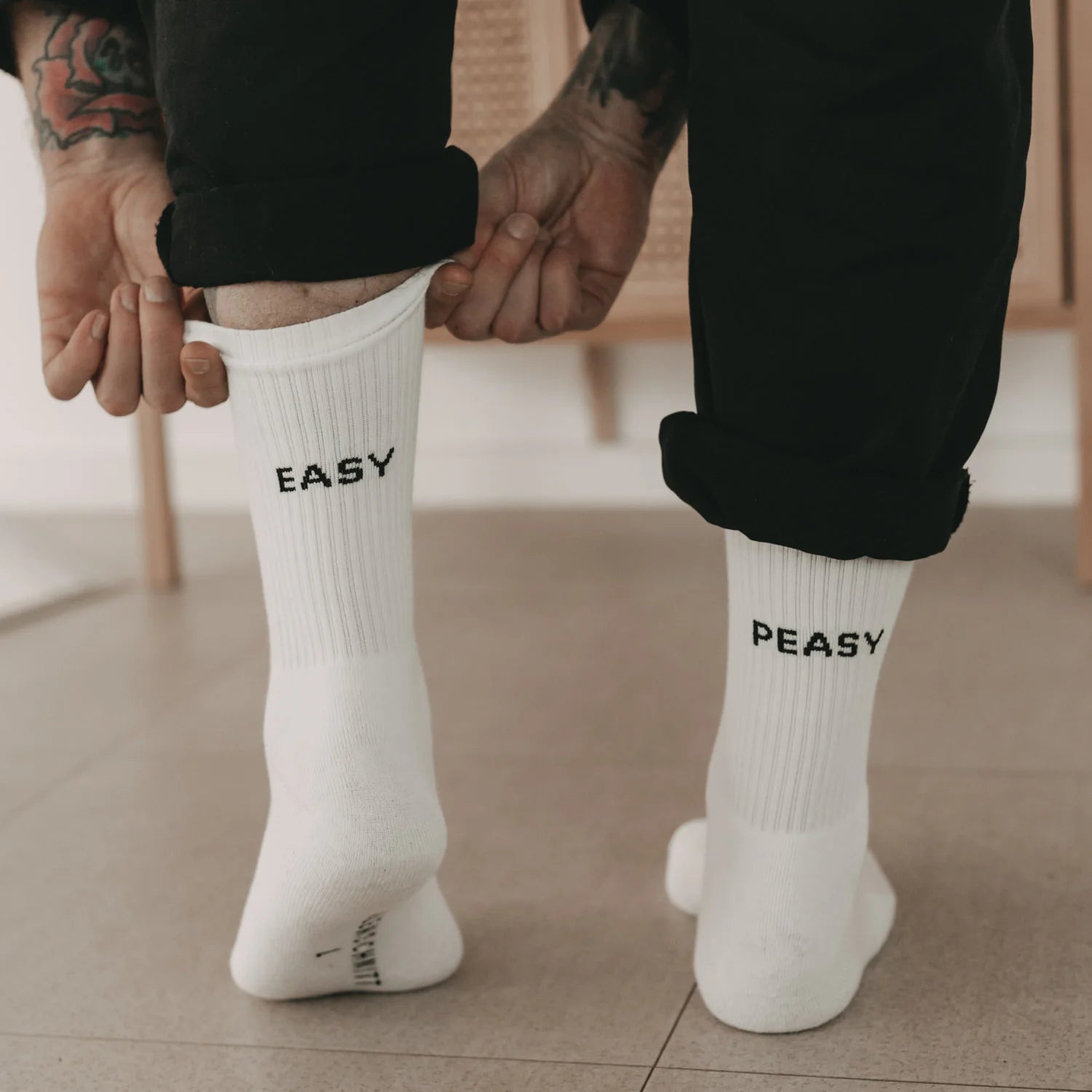 Socken "Easy Peasy"