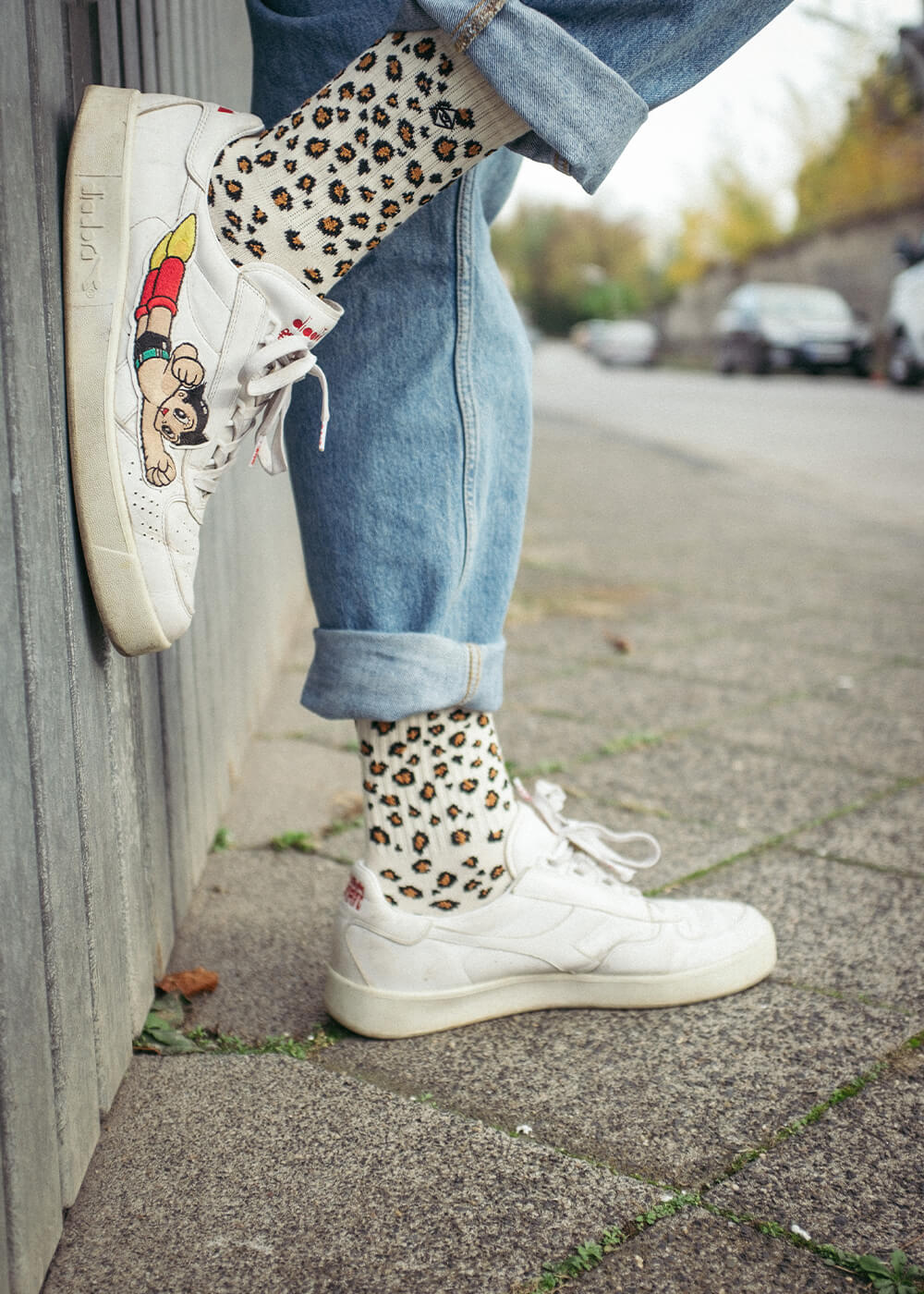 Tennissocken - Leopard